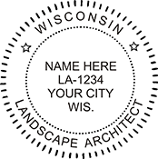 Landscape Architect - Wisconsin - 1-5/8" Dia