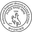 ENGLS-WY - Engineer & Land Surveyo - Wyoming - 1-3/4" Dia