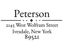 1 1/4" X 2 3/4" Address Stamp.  Easy Customization.  Thousands of imprints.  Classy look.  Great Quality