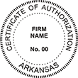 CERTAUTH-AR - Certificate of Authorization - Arkansas - 1-5/8" Dia