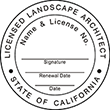 LSARCH-CA - Landscape Architect - California - 1-1/2" Dia