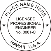 Engineer - Hawaii - 1-1/2" Dia