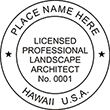 LSARCH-HI - Landscape Architect - Hawaii - 1-1/2" Dia