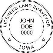 Land Surveyor - Iowa - 1-3/4" Dia